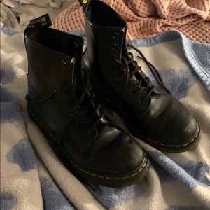 Dr. Martens Leather Combat Boots